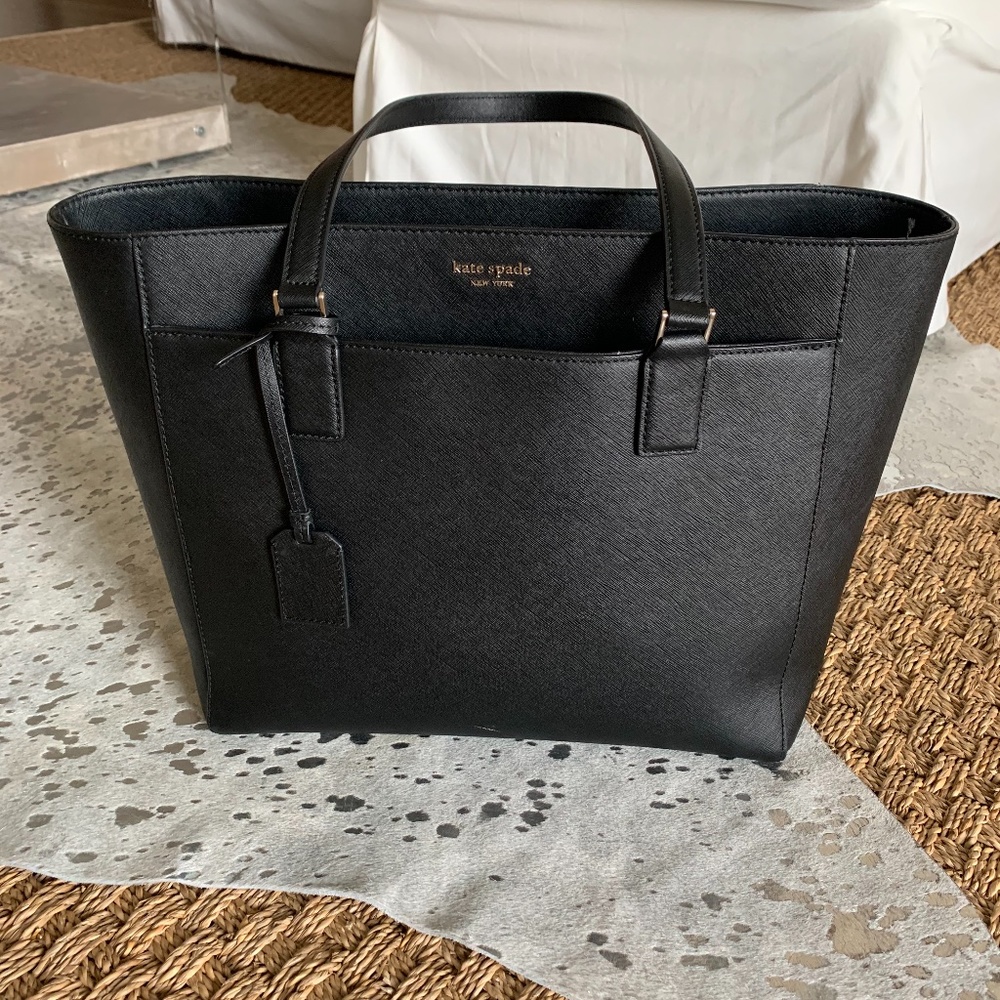 Black Kate Spade Computer Tote